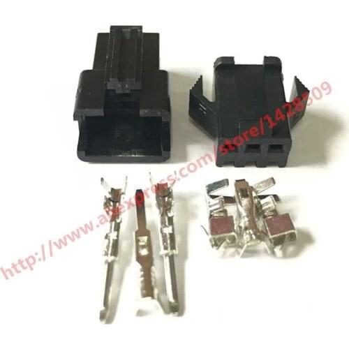 20 Sets Male And Female JST 2.54mm SM 3 Pin 3 Way Multipole Connector Plug With Terminal