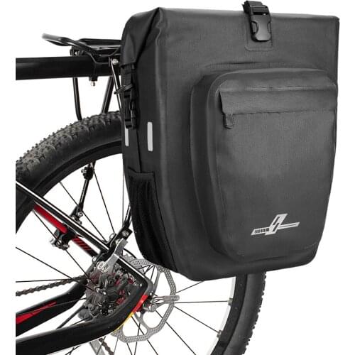 30L Waterproof Bike Rear Rack Bag Bicycle Pannier Bag Shoulder Bag Cycling Touring Grocery Bike Trunk Bag Bicycle Accessories