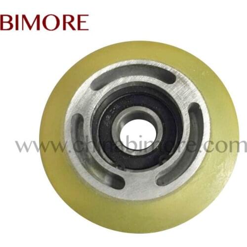 50PCS/PACK YS004C332G01 Escalator Step Chain Rollers OD76mm Thickness 25mm Bearing 6202RS