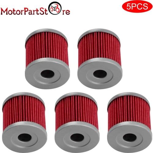 5x Oil Filter HF139 KN139 For Suzuki DRZ400 DRZ 400 DRZ400E DRZ400S DRZ400SM LTZ400 LTZ 400 LTR450 LTR 450 Kawasaki KFX400 KLX
