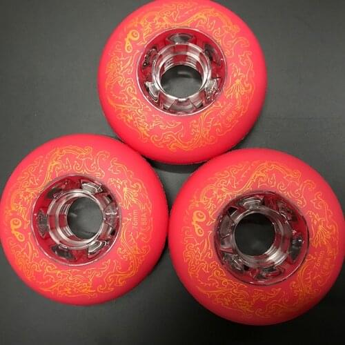 88A 89A 93A Slide Wheel for SEBA for Powerslide Inline Skates Shoes 72mm 76mm 80mm Skating Wheels Transparent Hub Shift Drift