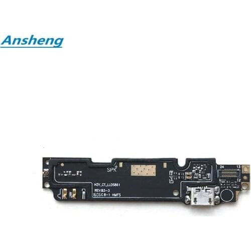 Ansheng Charging Port USB Charger Dock Connector Flex Cable For Xiaomi Redmi Note 2 5.5 Inch Cell Phone
