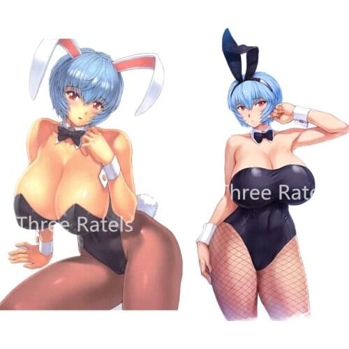 Three Ratels A515 Hentai BBW Bunny Sexy Anime Girl Rei Car Sticker Auto Accessories For Occlusion Scratch Decortion Decal