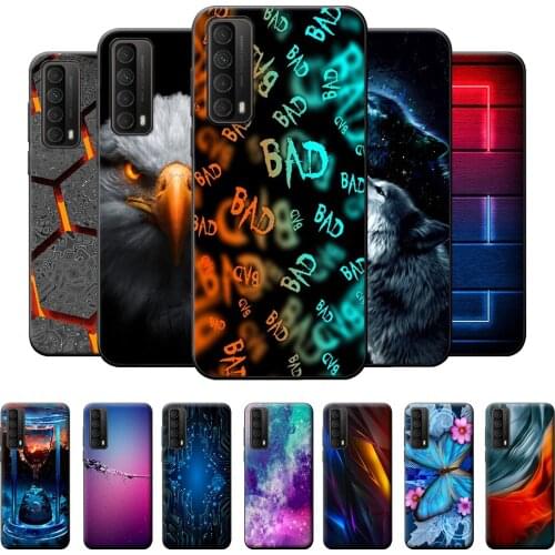 For Huawei P Smart 2021 Case Fashion Back Cover Huawei P Smart 2021 Soft TPU Silicone Phone Case For Huawei P Smart Psmart 2021