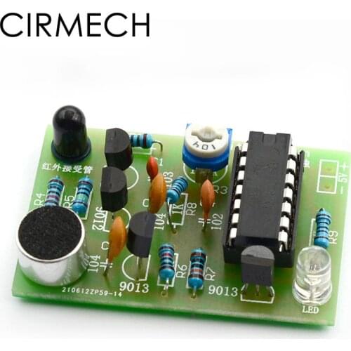 CIRMECH Analog Electronic Candle Lights Module DIY Kit Blowing Control Simulation Candle Trousse Timer Componentes DIY Suite