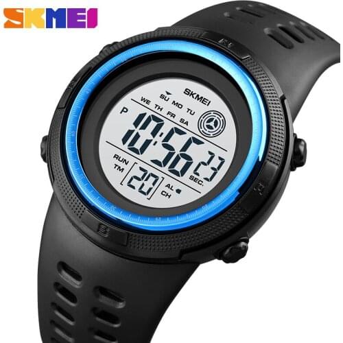 Men Watches Sports Countdown Double Time Watch Alarm Chrono Digital Wristwatches Man Clock Waterproof Relogio Masculino SKMEI
