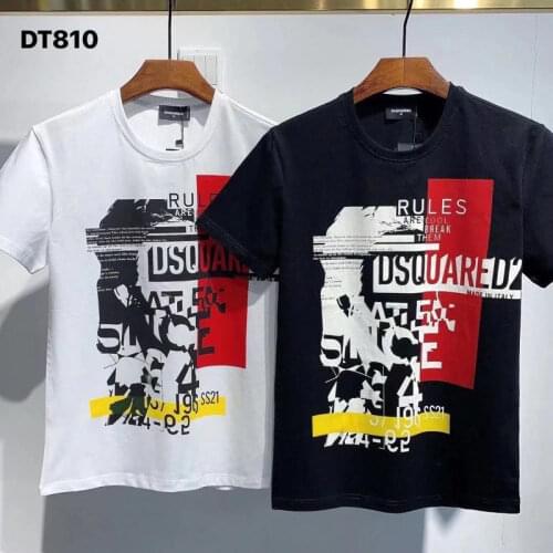 DSQUARED2 Overseas Authentic 2020 NEW T-Shirt D2 O-Neck Short tees sleeve Tops DSQ2 Mens Clothing DT810