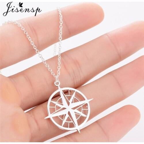 Jisensp Unique Fashion Skull Angel Pendants Necklaces Stainless Steel Necklace Choker for Women Men Christmas Jewelry Gift