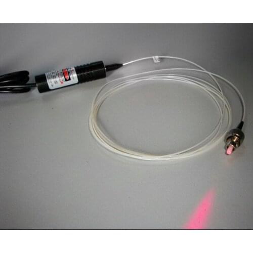 650nm 20mW Red Fiber coupling Laser dot Module Positioning Laser / Single Mode Dot FC Interface
