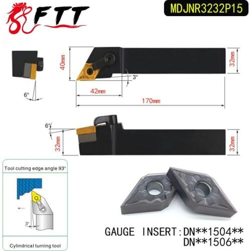 MDJNR3232P15 93 Degree External Turning Lathe Bar Tool Holder For DNMG150404 DNMG150408 Used on CNC Lathe Machine