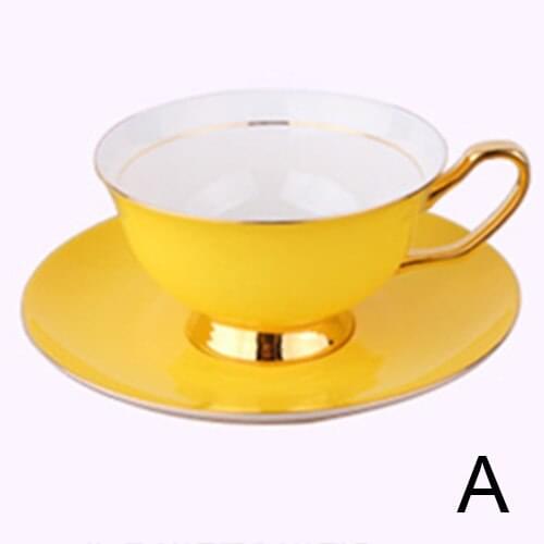Gold Afternoon Tea Cup Saucer Set Coffee Cup Tea pot Set Tea Tray Bridesmaid Gift