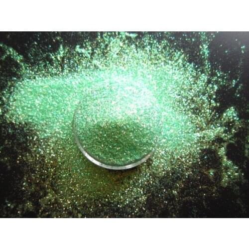 Dazzling Radiancy Transparents Sequins Dust DIY Nail Glitter Decorations Nail Art Designs Grass Green UV Glitter Powder