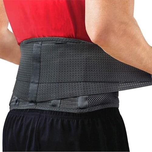 Medical Bone Elstiac Waist Support Belt Neoprene Lumbar Back Brace Sweat Fitness Belt Muscle Waist Trainer Weight Loss Women Men