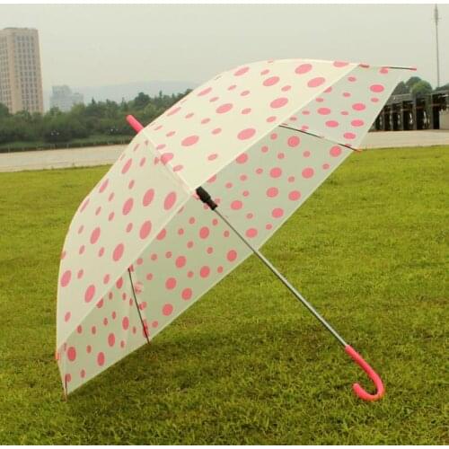 Clear Dots Umbrellas Bubble Umbrella with Easy Grip Handle Shower Wedding party wedding decoration favors COLORFUL