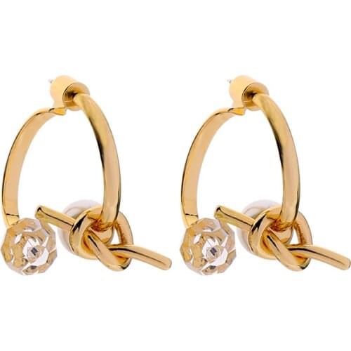 New Arrival Simple Design Stud Earring For Women Handmade Ethnic Crystal Earring Appointment Charming Date Gift Jewelry