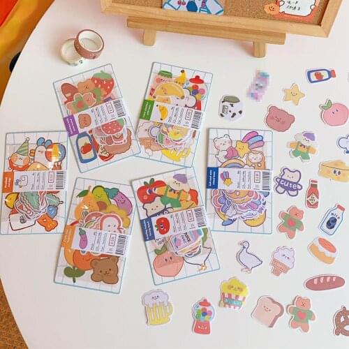 Sharkbang PVC Transparent 20pcs/Pack Cup/Phone/Notebooks Decorative Scrapbooking Sticker Korean Stationery Supplies Stickers