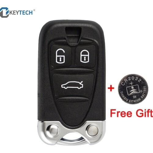 OkeyTech for ALFA ROMEO 159 Brera 156 Spider 3 Buttons Replacement Remote Control Housing Car Key Shell With CR2032 Battery