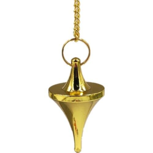 SONGLONG pendulum pendant Reiki pendulums stone for dowsing Charms pendulum stone Amulet gold rose gold 100% Copper Material