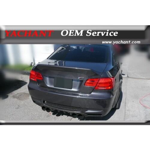 Car-Styling FRP Fiber Glass Rear Trunk Boot lid Fit For Fit For 06-11 E92 & E92 M3 AM Ericsson Style Trunk Boot Lid Tailgate