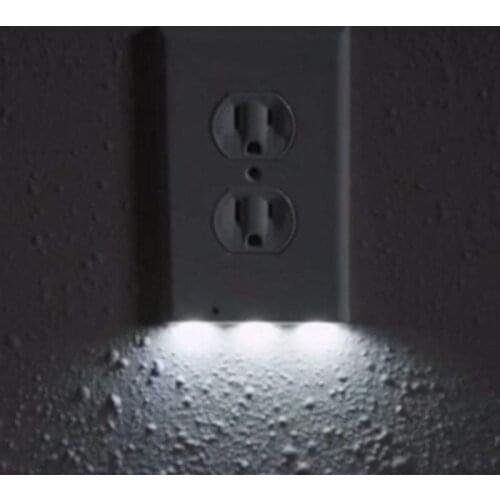 LED sensor night light socket cover