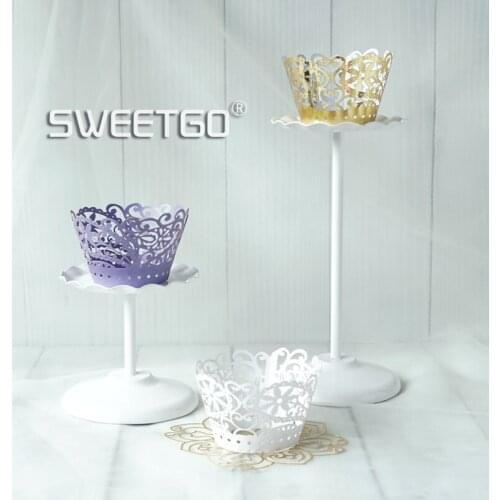 Totem cupcake side 10pcs/pack pearl paper cupcake surrounding edge bakeware cake tools white/blue/pink/silver
