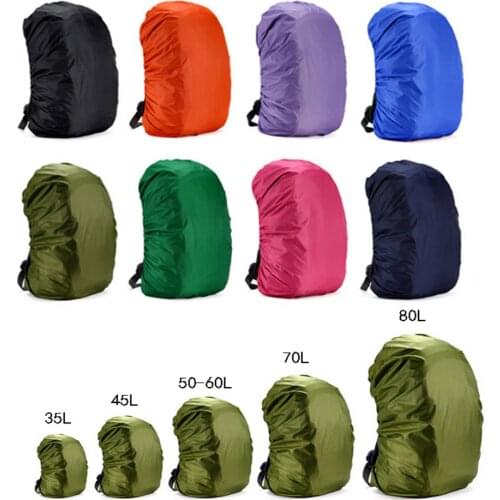 Rain Cover Backpack 45L 80L Waterproof Bag Camo Tactical Outdoor Camping Hiking Climbing Dust Raincover