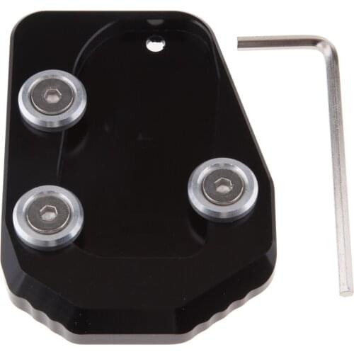 CNC Sidestand Plate Kickstand Extension Pad For YAMAHA MT-09 13-17 Motorcycle Kickstand Side Stand