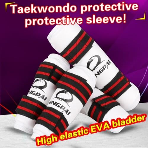 Taekwondo Shin instep Protector Karate MMA Leg And Arm Guard TKD Sparring Gear For Adult Kids Free Shipping