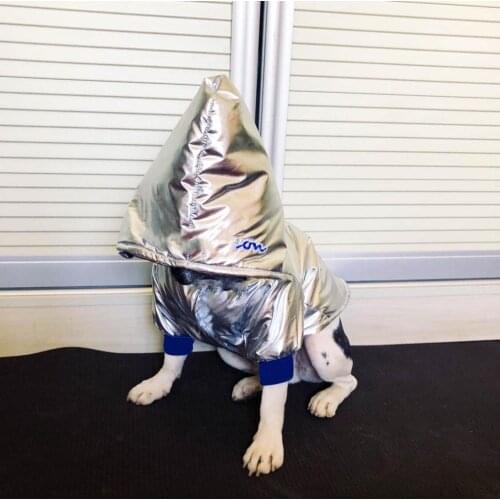 2020 Winter Pet Dog Clothes Super Warm Jacket Thicker Cotton Coat Silver Small Dogs Pets Clothing For French Bulldog Puppy