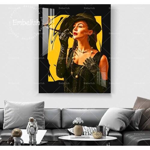1 Pieces Sexy Woman Portrait HD Spray On Canvas Paintings For Living Room Modern Home Decor Posters Wall Art Pictures Artworks