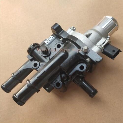 2Set Engine Thermostat Assembly Housing 96984104 Original For Opel Astra Zafira Signum Vectra Chevrolet Aveo Cruze Sonic 1.6 1.8