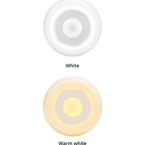 2PCS Wireless Sensor LED Night Light Battery Operated Light Wall Lamp Auto On/Off Closet sensor light