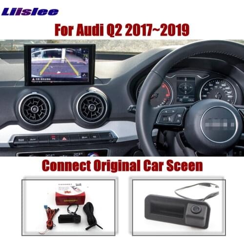 AUTO Dynamic Trajectory Parking Image Rear Camera For Audi Q2 Q2L 2017 2018 2019 Original Screen Upgrade Reverse CAM