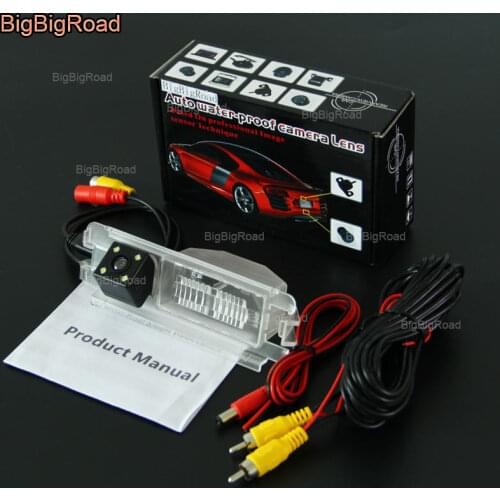 BigBigRoad Car Intelligent Dynamic Track Rear View Backup Camera For Renault Sandero / Dacia Sandero II 2012 2013 2014 2015 2016