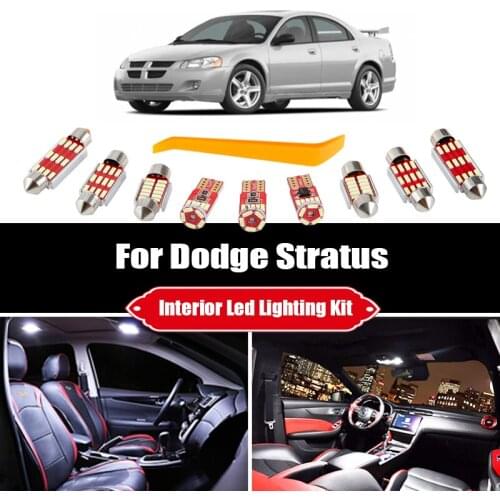 For Dodge Stratus Coupe Sedan 1995-2006 Canbus Vehicle LED Interior Dome Map Light Kit Auto Lamp Bulbs Car Lighting Accessories