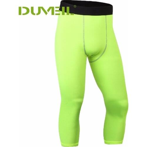 DUVEIL PRO tight 7 Pants Running Pants Sweating Quick Drying Trousers Male Compression 3D Printing Fitness Exercise Trousers