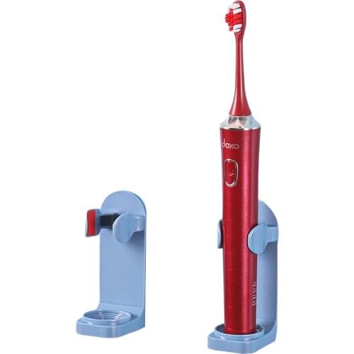 Electric Toothbrush Holder ABS Plastic Storage Self Adhesive Wall Mounted Toothbrush Base Bracket for Bathroom Shower Room