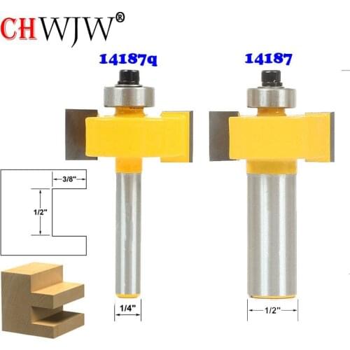 1PC 1/4" 1/2" Shank Slot Slotting & Rabbeting Router Bit -Woodworking cutter Tenon Cutter for Woodworking Tools -Chwjw 14187