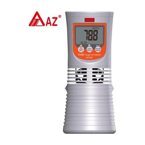 AZ8762 Wet Bulb Hygrometer w/RH% Relay Air Quality Temperature Relative Humidity Datalogger Monitor