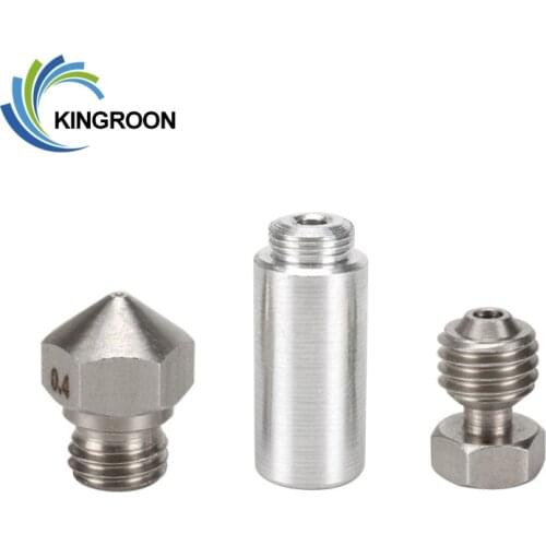 KINGROON MK10 Nozzle All Metal Hotend Conversion Kit 3D Printer Throat Nozzles Kit For 3D Printer Parts