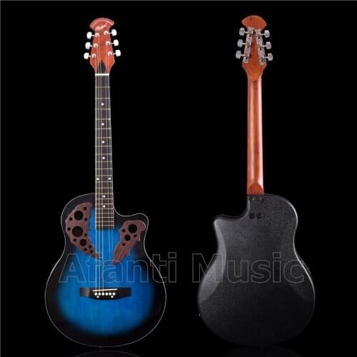 HOT! Afanti Music Super Roundback/ Carbon Fiber Back & Side Acoustic guitar (ANT-052)