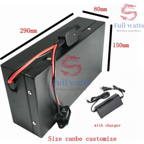 36v 30ah li ion battery lithium ion 18650 With BMS for 350w 1000w E-Bike scooter bicycle boat golf cart caravan +5A charger