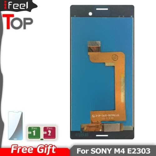 New 100% Tested LCD Display Touch Screen Digitizer Replacement For Sony Xperia M4 Aqua E2303 E2306 E2353 E2312 Assembly