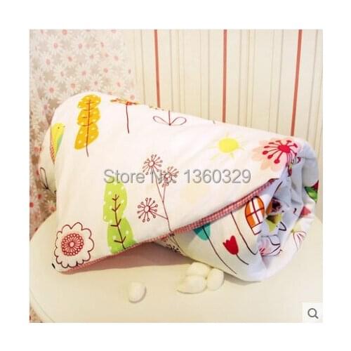 180x200cm 100% Natural Silk Comforter Cartoon Winter Quilts edredon ar condicionado colcha infantil colcha de cama casal edredom