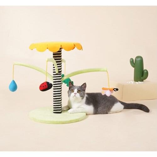 Cat Hammock Garden Hanging Ball Cat Frame Cat Stuff Cat Climbing Frame Multifunctional Small Cat Scratching Post Cat Climbing