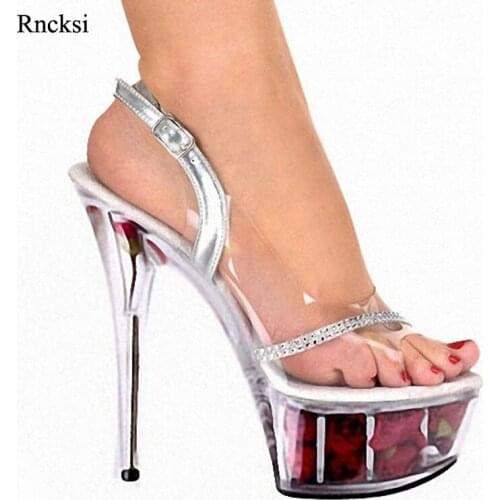 Rncksi Sexy Women Shoes Lady Shoes 15CM High Heel Platforms Pole Dance/Performance /Star /Model, Sandals Party / Wedding Sandals