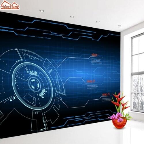 Science Abstract Custom Wallpaper Roll 3d Wallpapers for Living Room Wall Paper Papers Home Decor Mural TV Space Backdrop Rolls