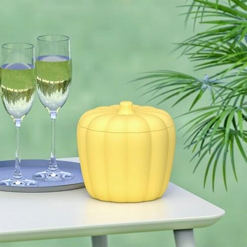 Silicone Creative Pumpkin Ice Bucket Beer Ice Bucket Silicone Ice Pack Champagne Red Beer Large Ackley Ice Bucket