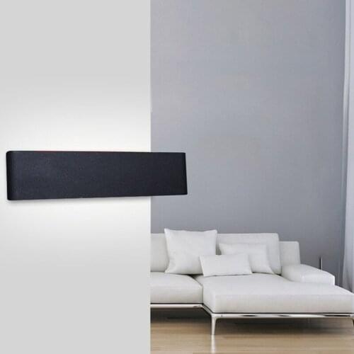 Modern Minimalist LED Aluminum Wall Lamp 6W 12W Creative Bedside Bathroom Mirror Light Indoor Living Room Decorative Wall Light