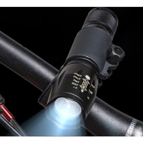 Bicycle light bike light bike headlight front light bike flashlight back light 5 modes t6 l2 waterproof 360 rotation